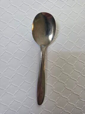 Stanhome Deluxe Stainless Steel Teaspoon With Starburst Design 6" Vintage Flatwa